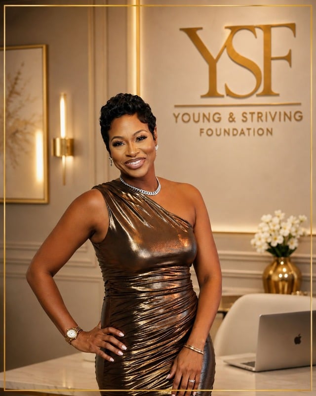 LaShay Smith-Young, founder of the Young & Striving Foundation